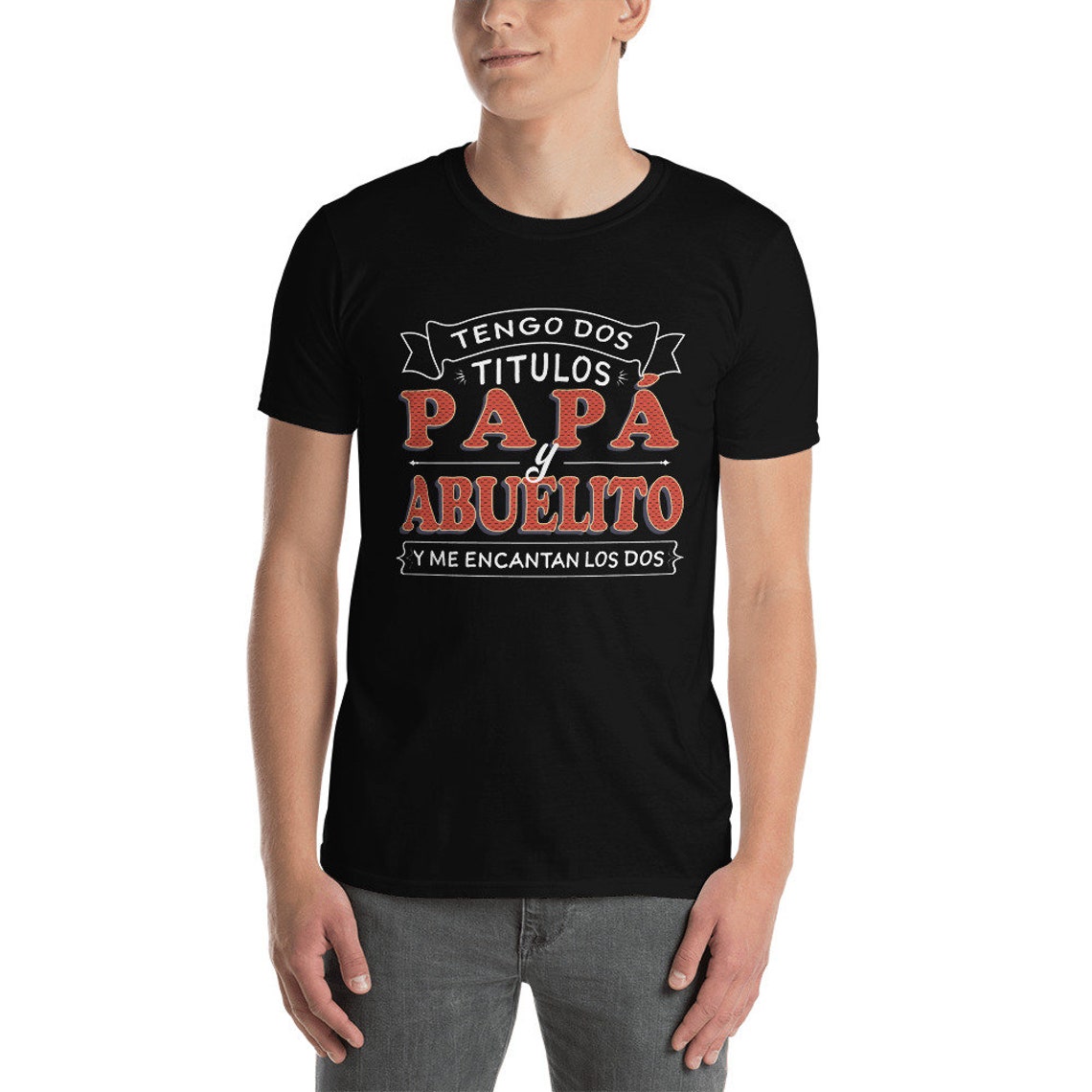 Tengo Dos Titulos Papa Y Abuelito Camisa Para Dia Del Padre - Etsy