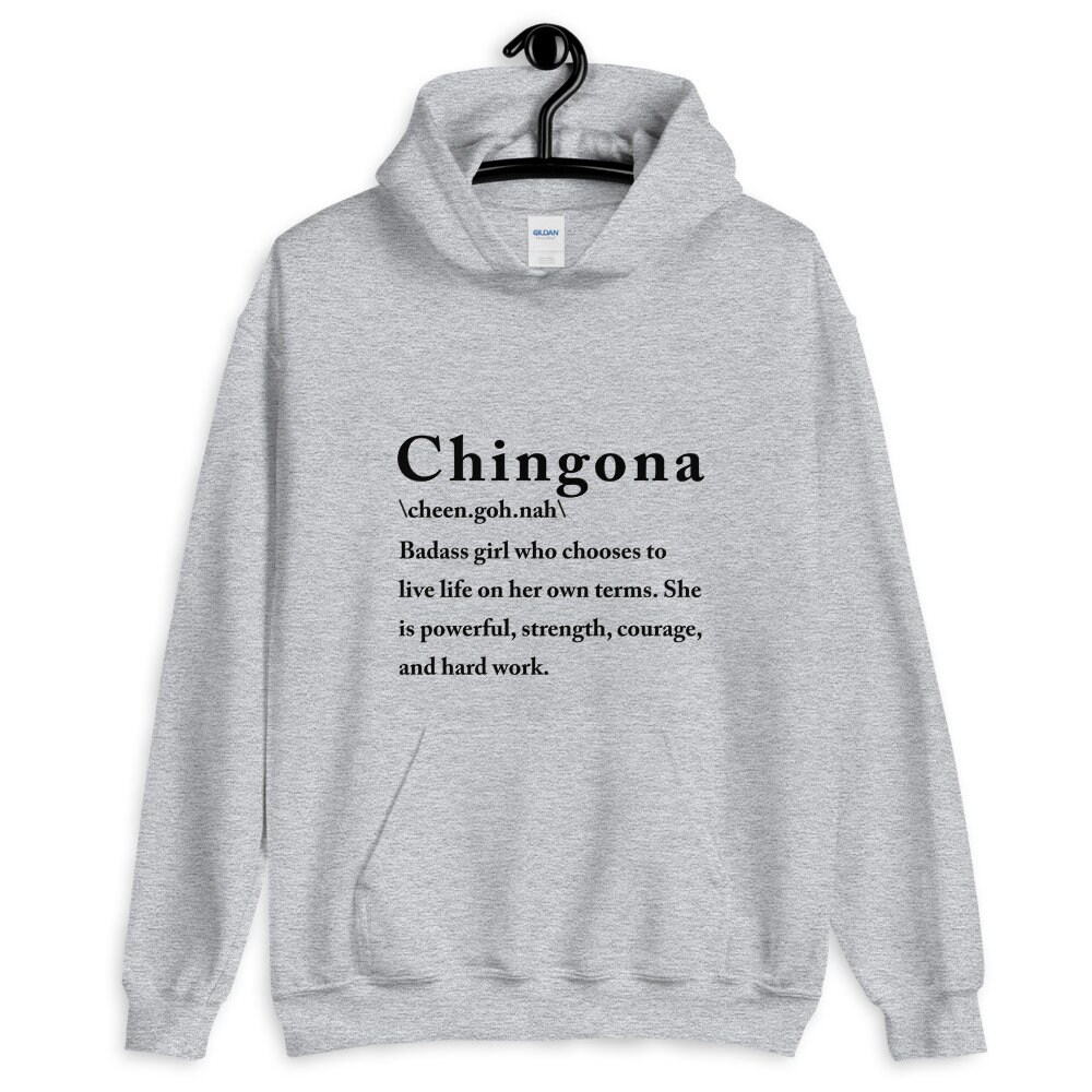 Chingona Definition Sweater Hoodie Mexicana Sudadera for Chula Guapa  Mexicanas - Etsy Sweden