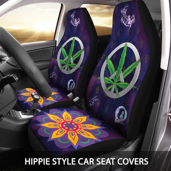 Coprisedile auto in stile hippie con coprisedili universali per