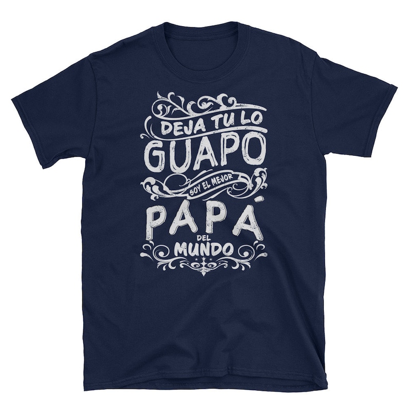 Camiseta De Hombre Mejor Papa Del Mundo Para Dia Del Padre | Etsy