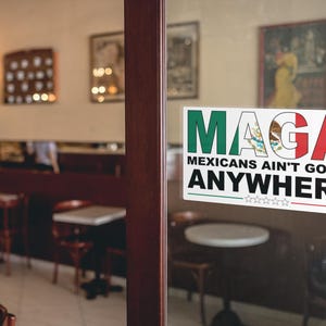 MAGA Mexicans Ain't Going Anywhere Stickers for Laptop Bumper Decal Car Stickers Latin Heritage Latin Pride (5"x 3") bild 5