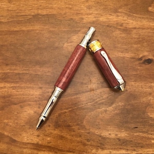 Broadwell Nouveau Rollerball Pen highend luxury collectable pen personalized for all occasions handcrafted one of a kind gifts writers