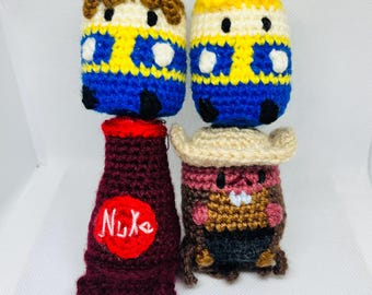 Fallout Vault Pack Crochet Pattern