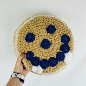Crochet Vampire Damon Pancake Pillow Plushie PATTERN ONLY