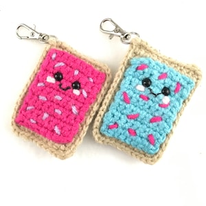 Amigurumi Crochet Poptart Keychain Pattern