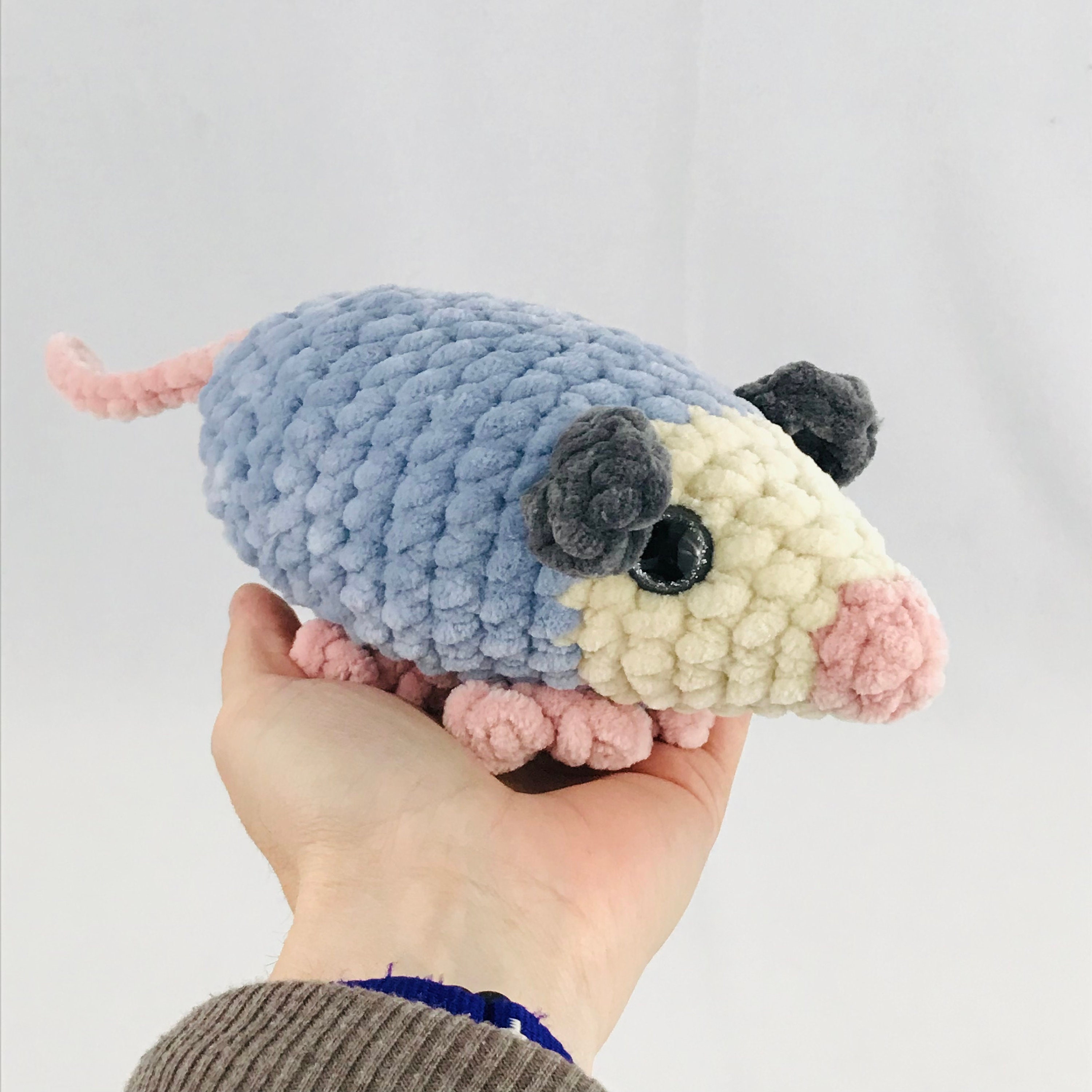 30 Opossum Crochet Patterns for Cute, Quirky Amigurumi Projects 20 Patty Opossum Crochet Pattern