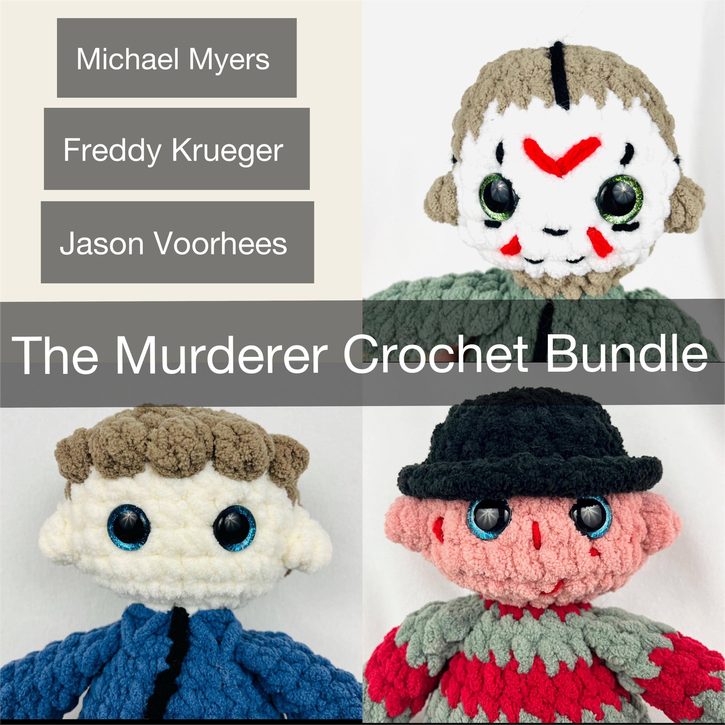 29 Michael Myers Crochet Patterns for Halloween Decor, Gifts, and Horror-Fan Keepsakes 31 No-Sew Murderer Crochet Pattern Bundle