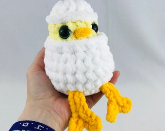 Modèle au crochet avec oeuf de poule