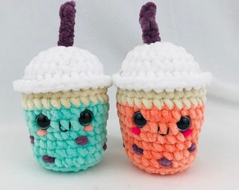 Modèle au crochet pour thé Bubble Boba