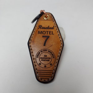 Vintage Hotel/Motel Key Tag (Leather)