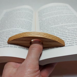 Hardwood Book Buddy Page Holder