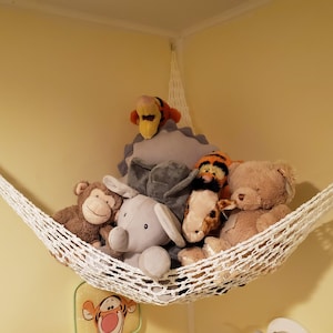 Crochet Stuffed Animal Hammock