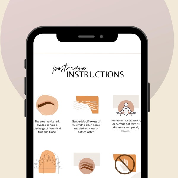Microblading Aftercare - Etsy