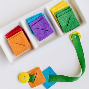 Montessori Inspired Buttoning Activity - Etsy