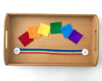 Montessori Inspired Buttoning activity