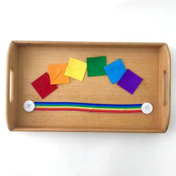 Montessori Inspired Buttoning activity