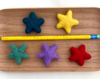 Extra wool stars for tonging