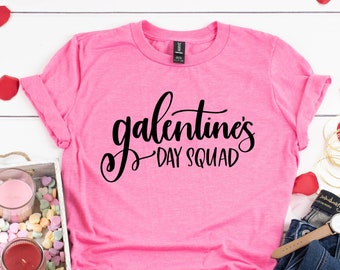 Galentines Day Squad Shirt, Valentine's Day Shirt, Galentines Day Shirt, Funny Valentines Day, Anti-Valentines Day, Singles Awareness Day