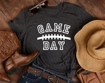 Game Day Shirt, Game Day Shirt For Women, Football Shirts For Women, Womans Football Shirt, Football Season Shirt, Football Mom, 2X, 3X, 4X