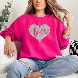 Plus size valentine sweatshirt sale