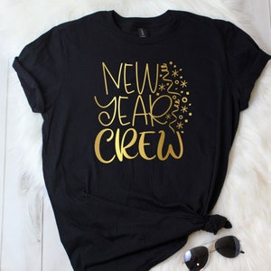 New Year Crew Shirt, New Year Group Shirts, Womens New Year Shirt, Pop The Bubbly Shirt, Pop The Champagne Shirt, Happy New Year Shirt