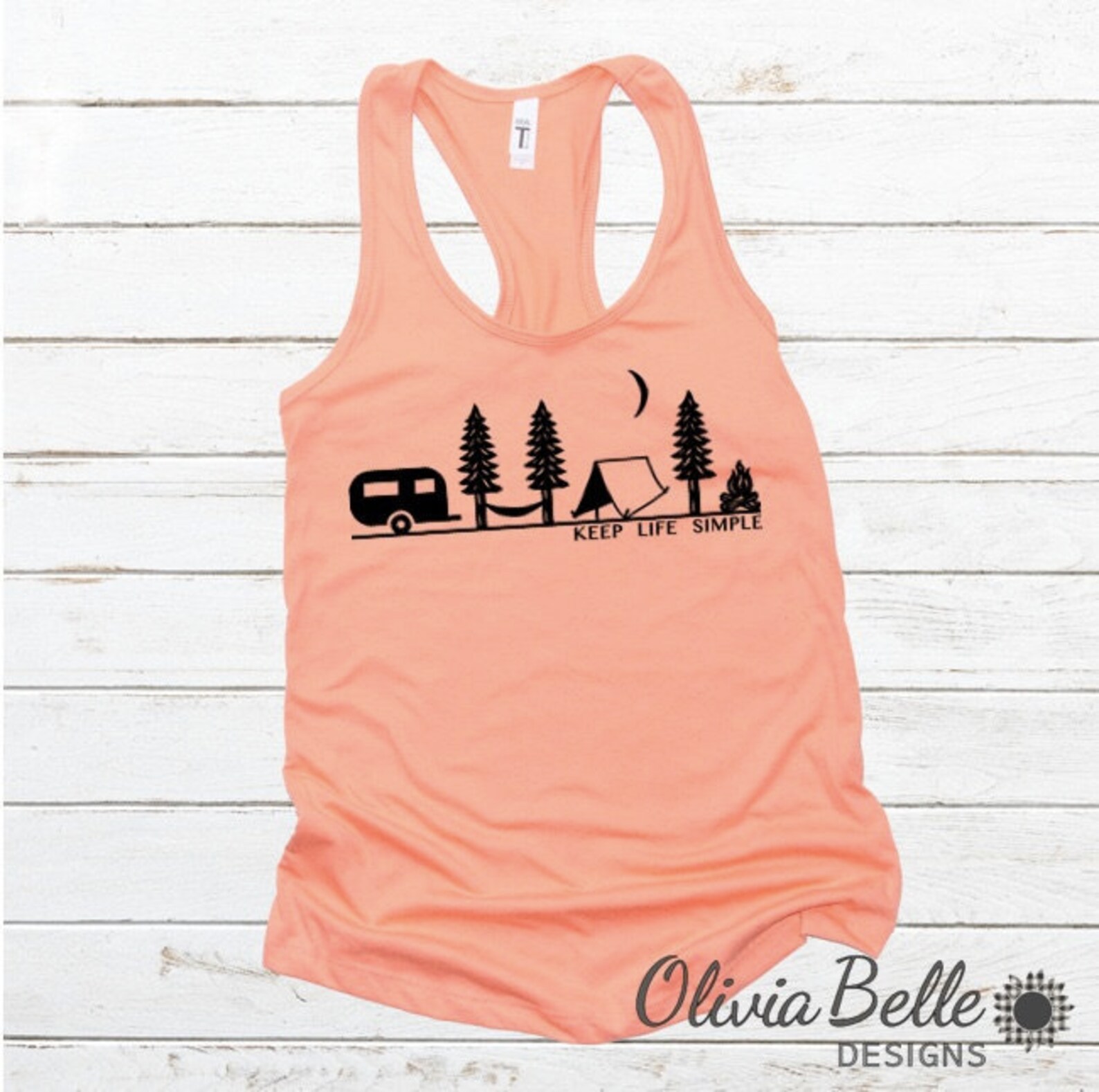 Keep Life Simple Tank Top for Women Women's Camping Tank Etsy