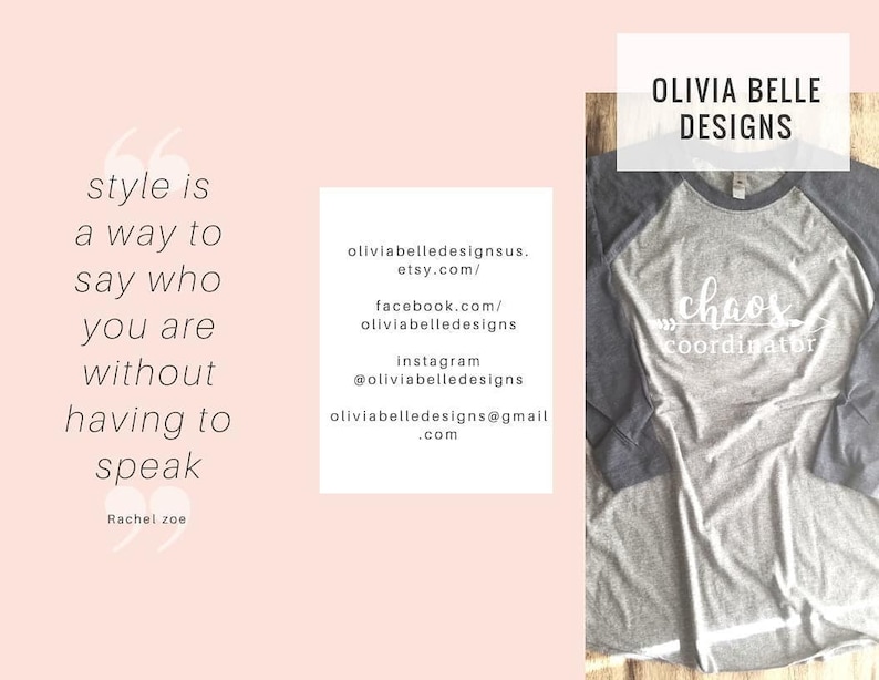 May include: A gray and black baseball tee shirt with the text "chaos coordinator" printed in white. The shirt is a raglan style with a gray body and black sleeves. The text is written in a casual, handwritten font.