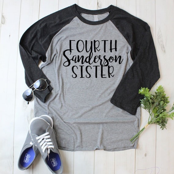 Fourth Sanderson Sister Shirt For Women, 4th Sanderson Sister Raglan, Hocus Pocus Shirt For Women, Halloween Shirt For Women, Cute Halloween