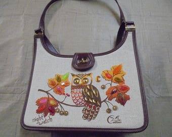 Vintage Enid Collins Night Watch Handbag Purse