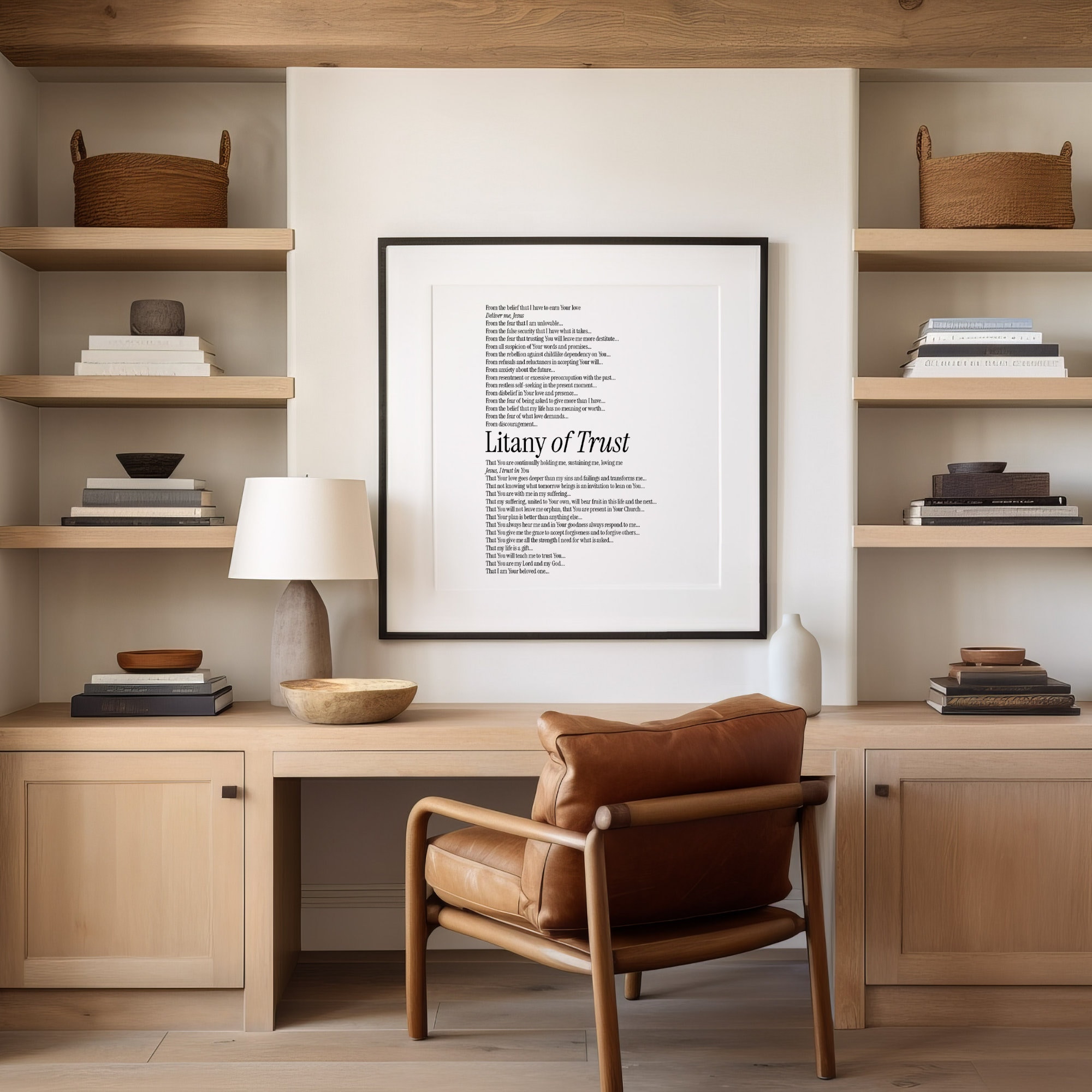 Litany of Trust Prayer Printable Trust Prayer Print, Deliver Me Jesus