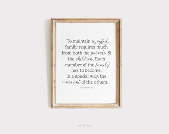 Pope John Paul II Quote Printable Wall Art- Family Quote Print, Catholic Saint Quote Printable, Christian Wall Art, Catholic Art, JPII Art