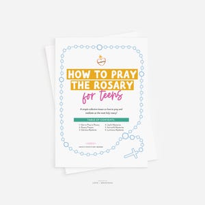 Catholic Rosary for Teens – Printable Prayer Guide (PDF)