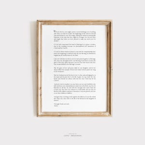 Arte mural imprimible con bendición nupcial: bendición matrimonial católica, regalo de matrimonio, impresión de oración católica, boda católica, regalo de boda