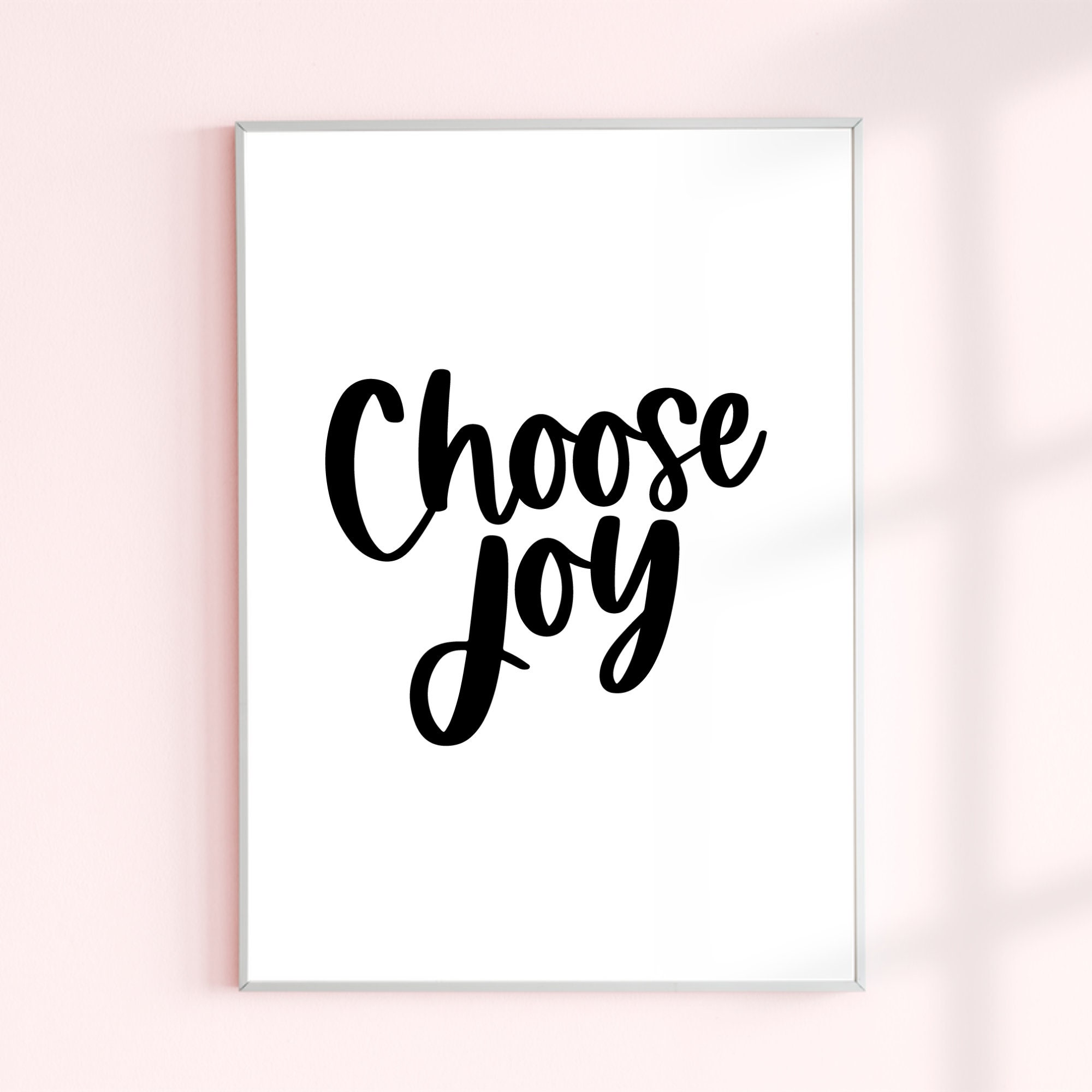Choose Joy Printable Wall Art -- Inspirational Quote Print ...