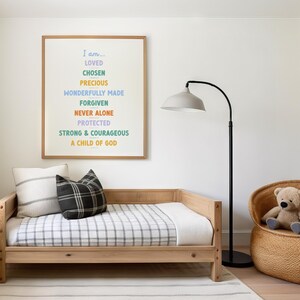 colorful christian kids bedroom decor