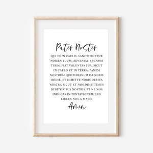 Pater Noster Printable the Lords Prayer Printable Art Matthew 6:9 13 Pater Noster Printable the Lords Prayer Printable Art Matthew 6:9 13