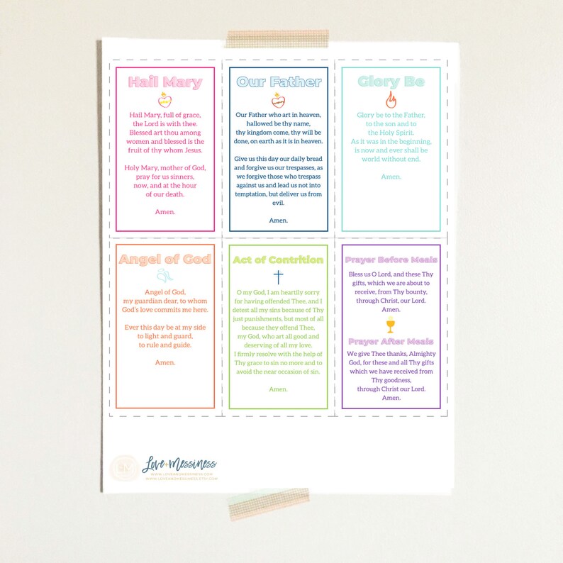 Childrens Prayer Playing cards Fastened of 6 Catholic Prayers Printable Little ones Prayer Playing cards image relating to Printable Catholic Prayer Cards named Childrens Prayer Playing cards Preset of 6 Catholic Prayers Printable Small children Prayer Playing cards