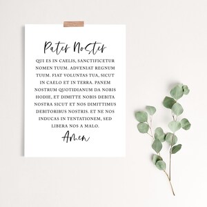 Pater Noster Printable the Lords Prayer Printable Art Matthew 6:9 13 Pater Noster Printable the Lords Prayer Printable Art Matthew 6:9 13
