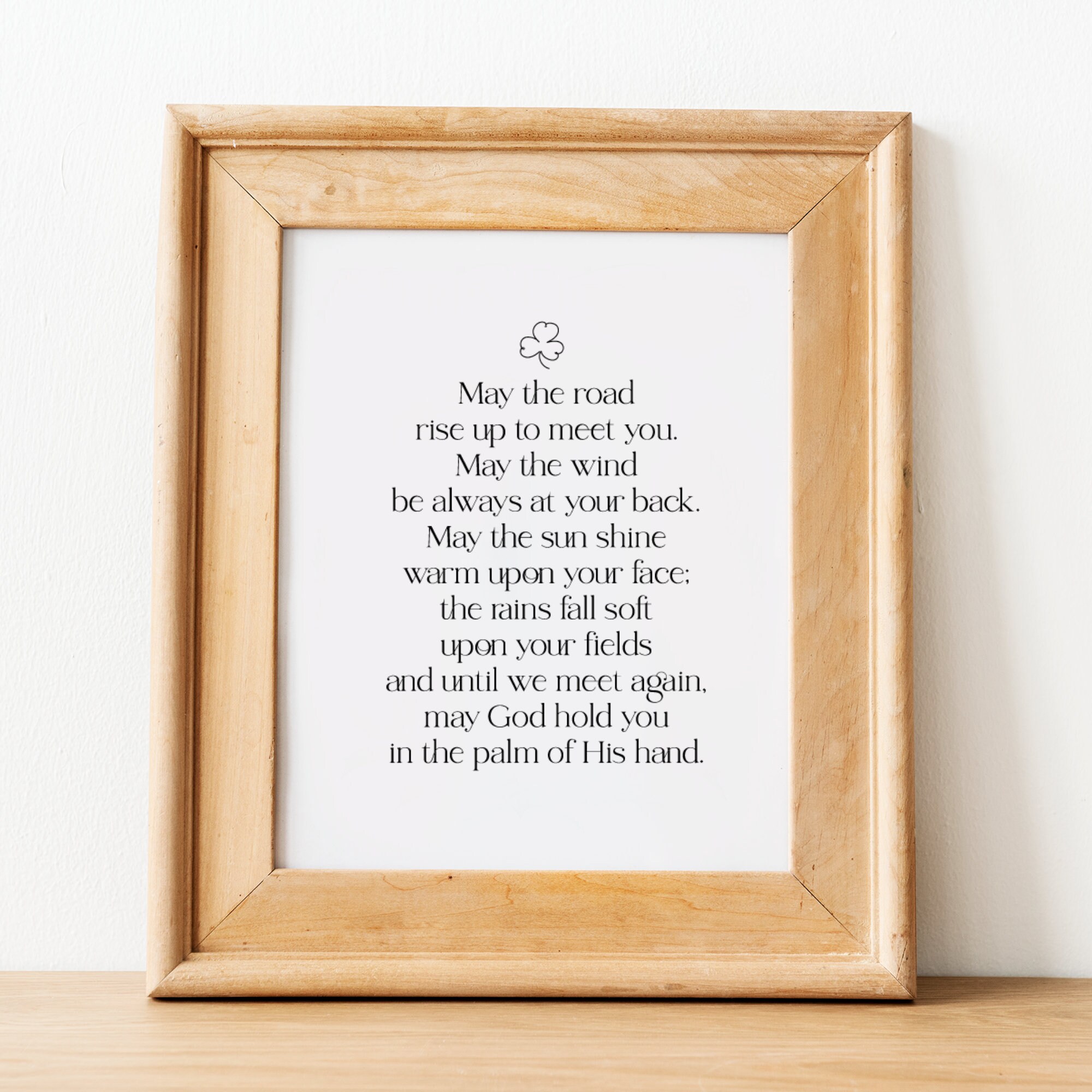 Irish Blessing Printable Wall Art St Patricks Day Home | Etsy