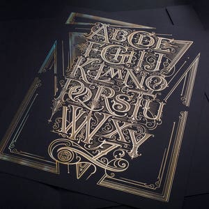 The Alphabet Poster