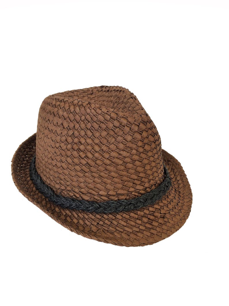 Unique Handmade Men or Women Summer Fedora Trilby hat