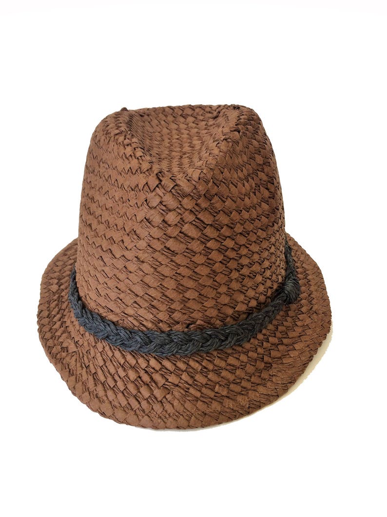 Unique Handmade Men or Women Summer Fedora Trilby hat