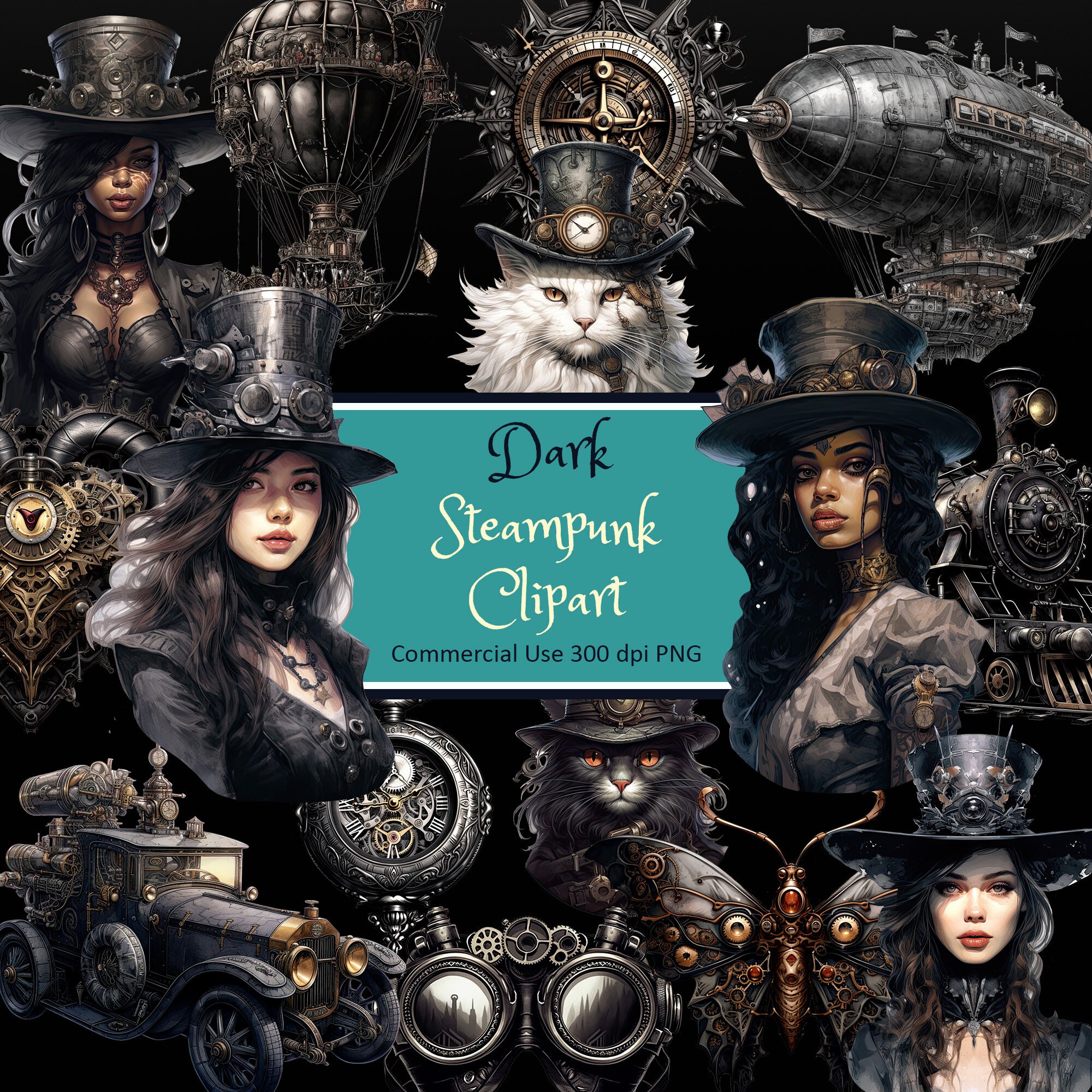 Dark steampunk - Etsy México, image size:2000x2000