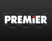 Premier Red Dot logo replacement for Bass Drum head - Die Cut - no background