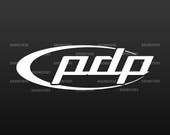 Pacific Drums - PDP - logo replacement for Bass Drum head - Die Cut - no background