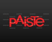 Paiste Cymbals logo for Bass Drum head - Die Cut - no background