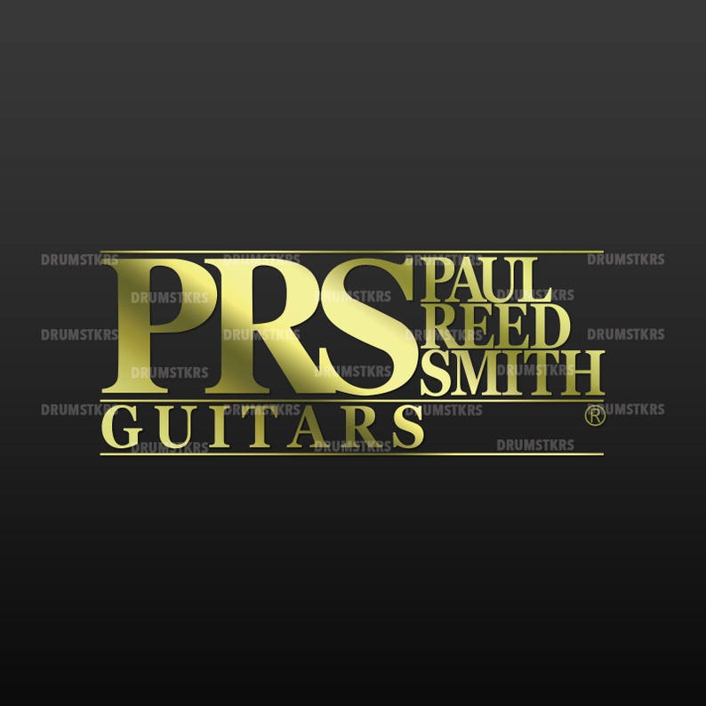 PRS guitars logo sticker Die Cut no background Etsy