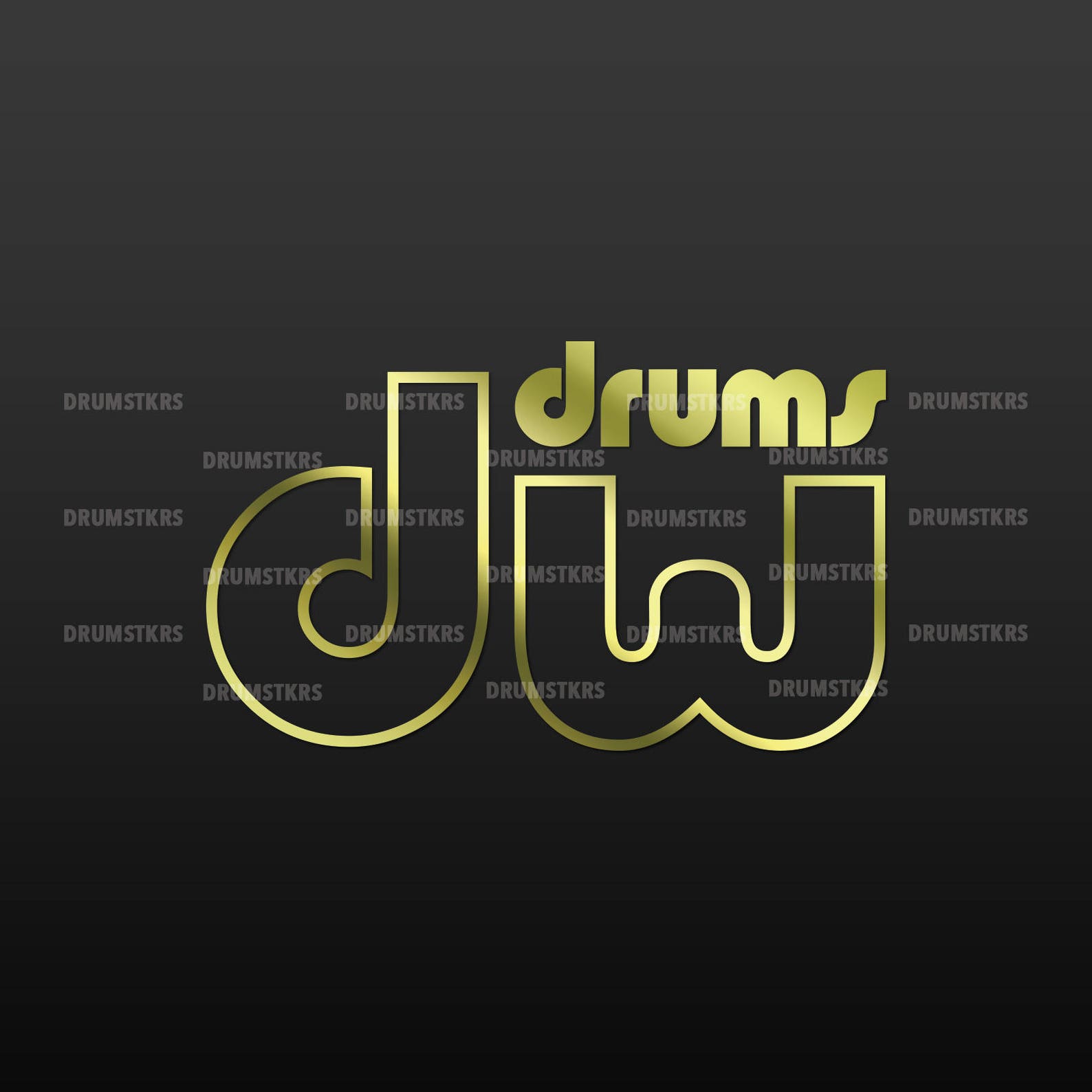 DW Performance logo replacement for Bass Drum head Die Cut Etsy