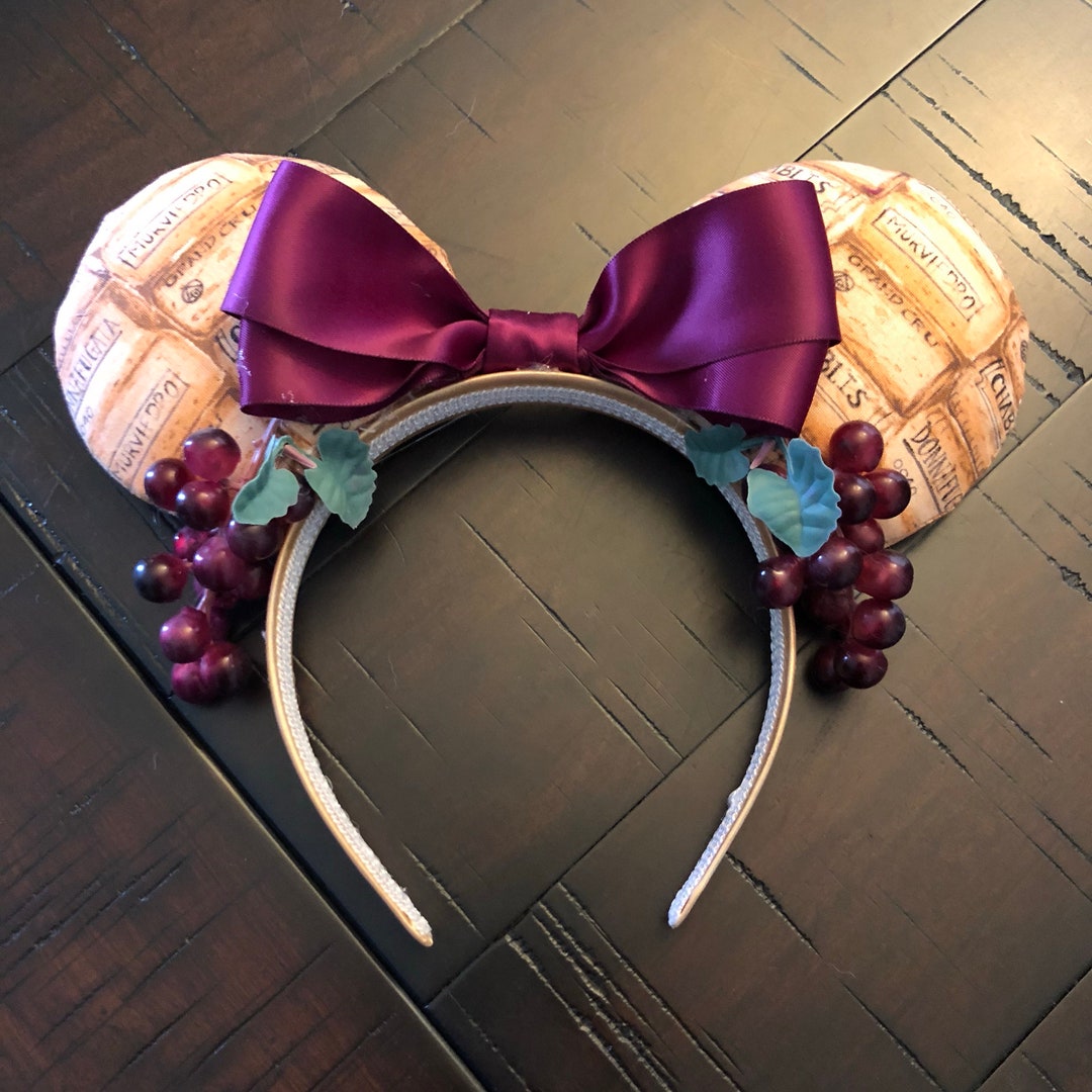 Wednesday inspired Food & Wine ears Halloween Epcot Food & Wine Festival Inspired Mouse Ears, Disney Ears  main image 4
