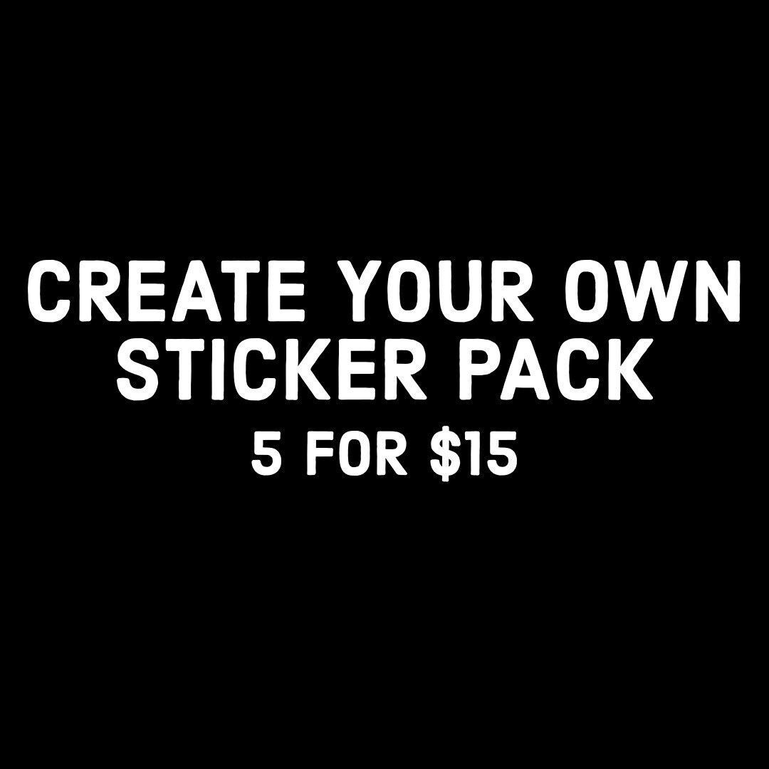 Create Your Own Sticker Pack of 5 Etsy